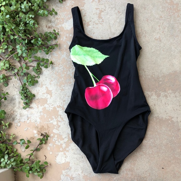Onia Other - Onia Kelly Black Cherry Print One-Piece Swimsuit